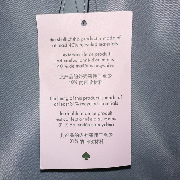 Kate Spade Kitt Nylon Large Tote Avalon Mist Like New - Picture 15 of 16